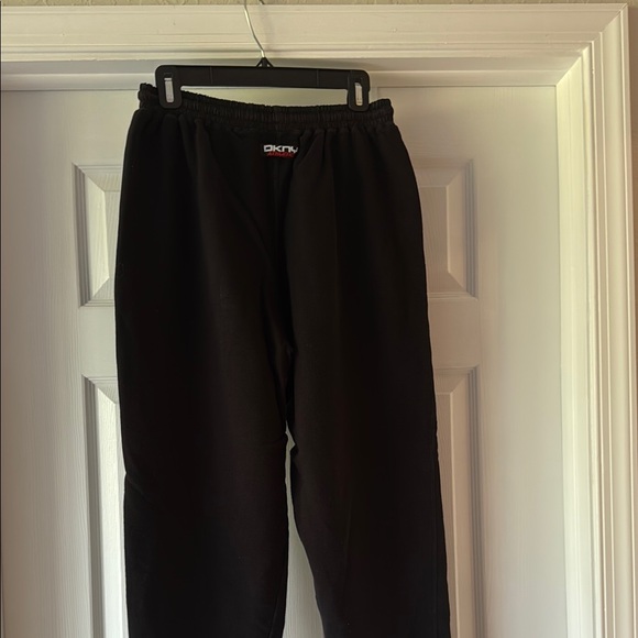 DKNY Black Joggers with White Branding - Picture 5 of 6